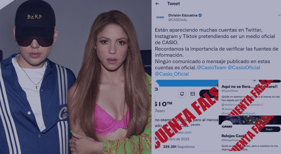 Casio: Efecto Shakira y fraude digital